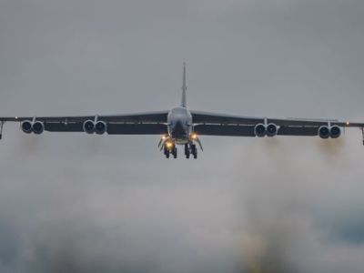 An American bomber flew over Estonia, which approached Russia